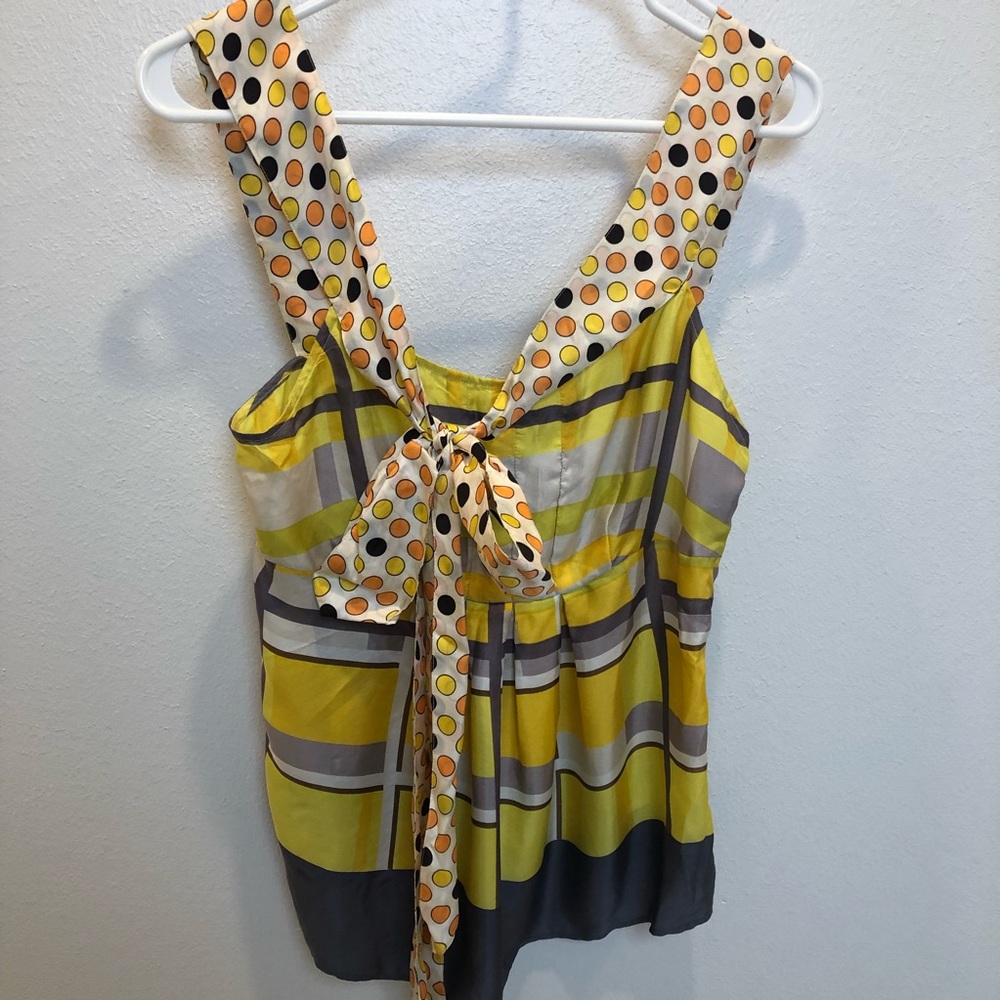 Anthropologie 100% silk top size 4